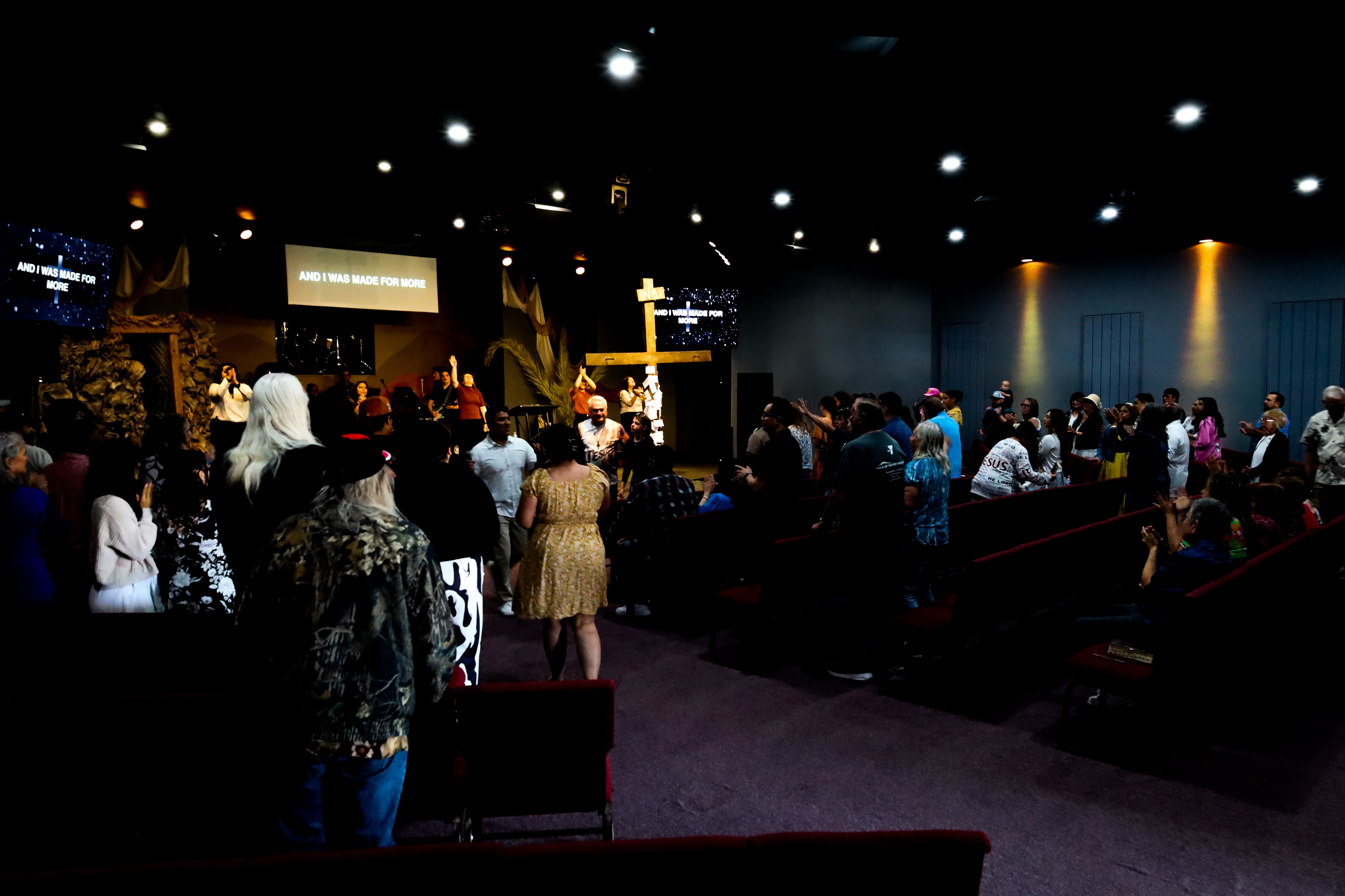 Ethos Church congregation worshipping together