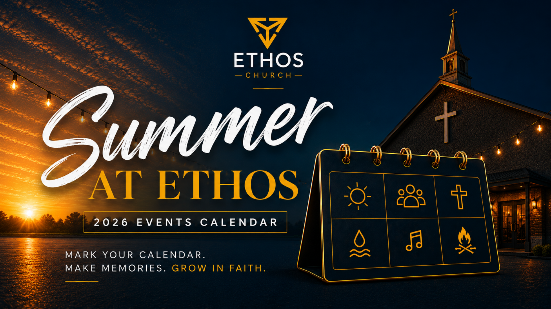 Summer at Ethos - 2026 Events Calendar