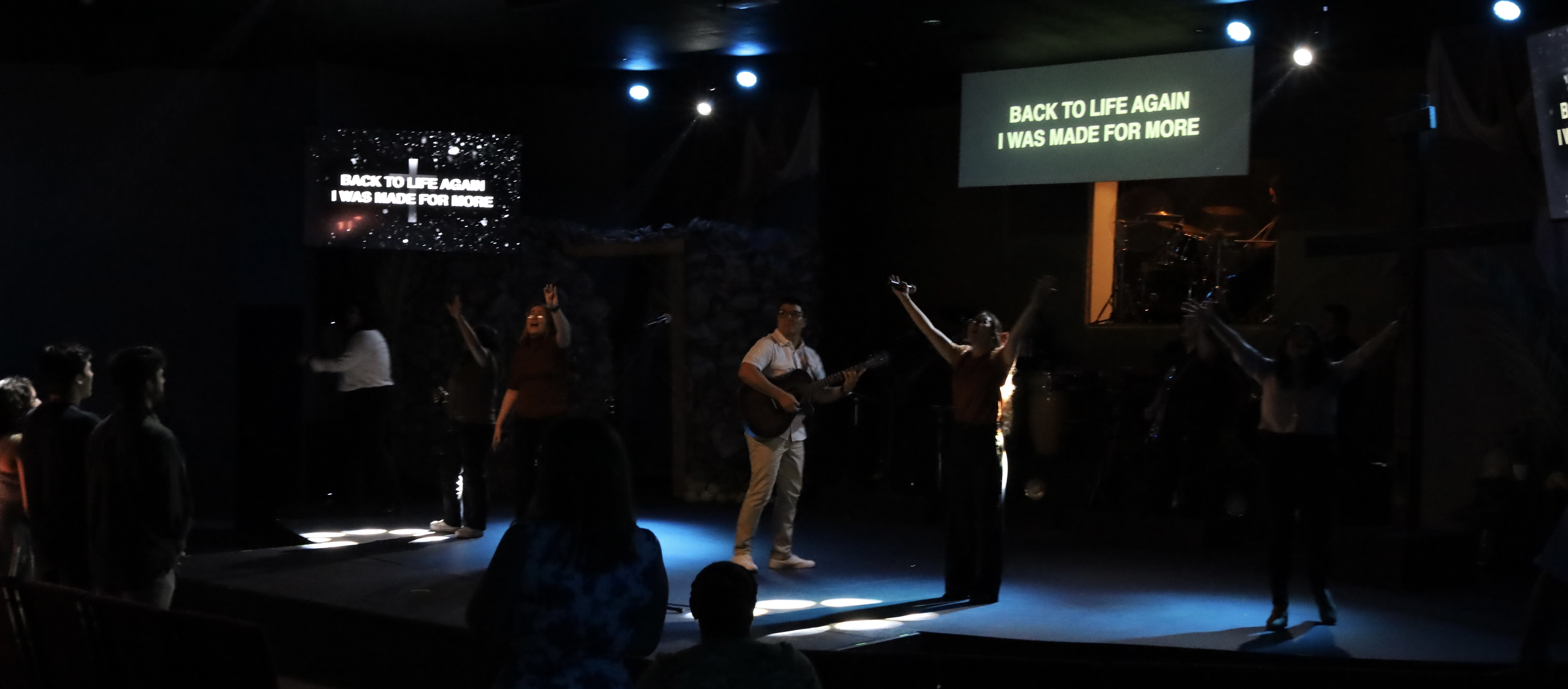 Worship service background